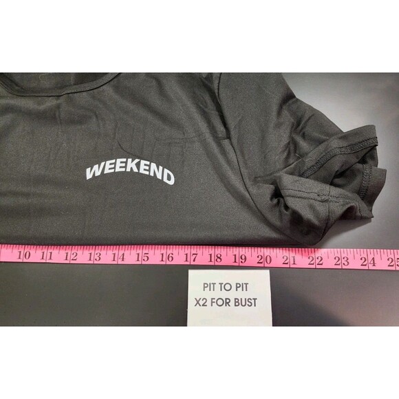 Womens 2 Piece XL Black Pajama Set Weekend T-Shirt & Shorts Sleep Loungewear - Picture 15 of 16